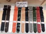 AAA Quality Replica Panerai Watch Bands Rubber Band No Clasp 24mm